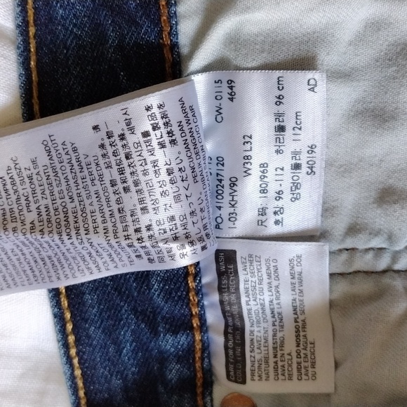 Levi's Strauss  501 jeans W38 L32 - Picture 7 of 8